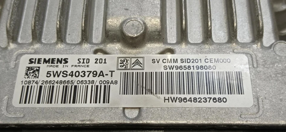 5WS40379A Centralina Motore per PEUGEOT 407 COUPÉ Básico 2007 111930 - Immagine 3 di 4