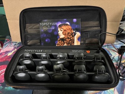 TopStyler by Instyler Heated Ceramic Styling Shells Hair Curlers with CaseWorks