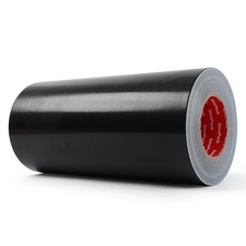 12in x 55YD Black Heavy Duty Duct Tape 9.1mil Waterproof Industrial