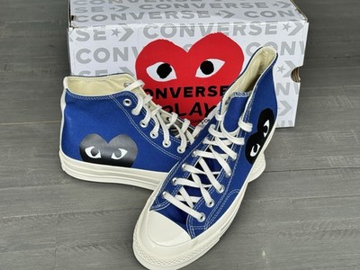 Converse Chuck 70 High Top x Comme des Garçons PLAY Blue Quartz 171846C