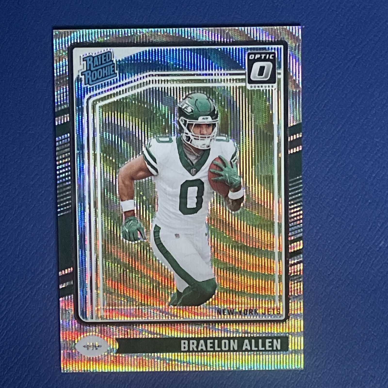 2024 Panini Donruss Optic - Rated Rookie Braelon Allen #211 Wave Prizm /300 (RC)