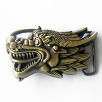 Buckle Drache, Drachenkopf, 3D, Fantasy, China, GüRtelschnalle