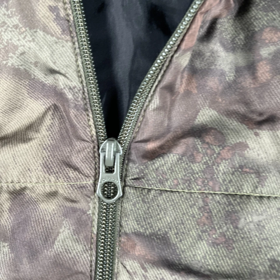 Volcom Sudadera con Capucha Chaqueta Mediana Camuflaje Gris Cremallera Completa Para Hombre Foto 4 de 4