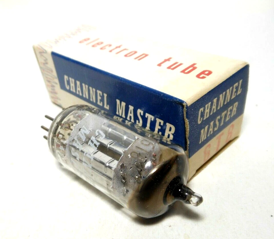 Hit-Ray Japan 6T8 A NOS NIB Radio Vacuum Tube 6AK8 EABC80 Triple Diode-Triode - Image 2 of 2