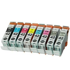 8 PK Ink Cartridges works for Canon CLI-42 Pro-100 Pro 100 Printer