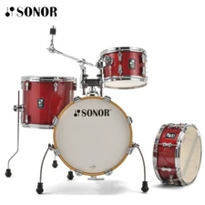 Sonor AQX 4PC MICRO Red Moon Sparkle Poplar Drum Shell Pack AQX-MICROWMCRMS