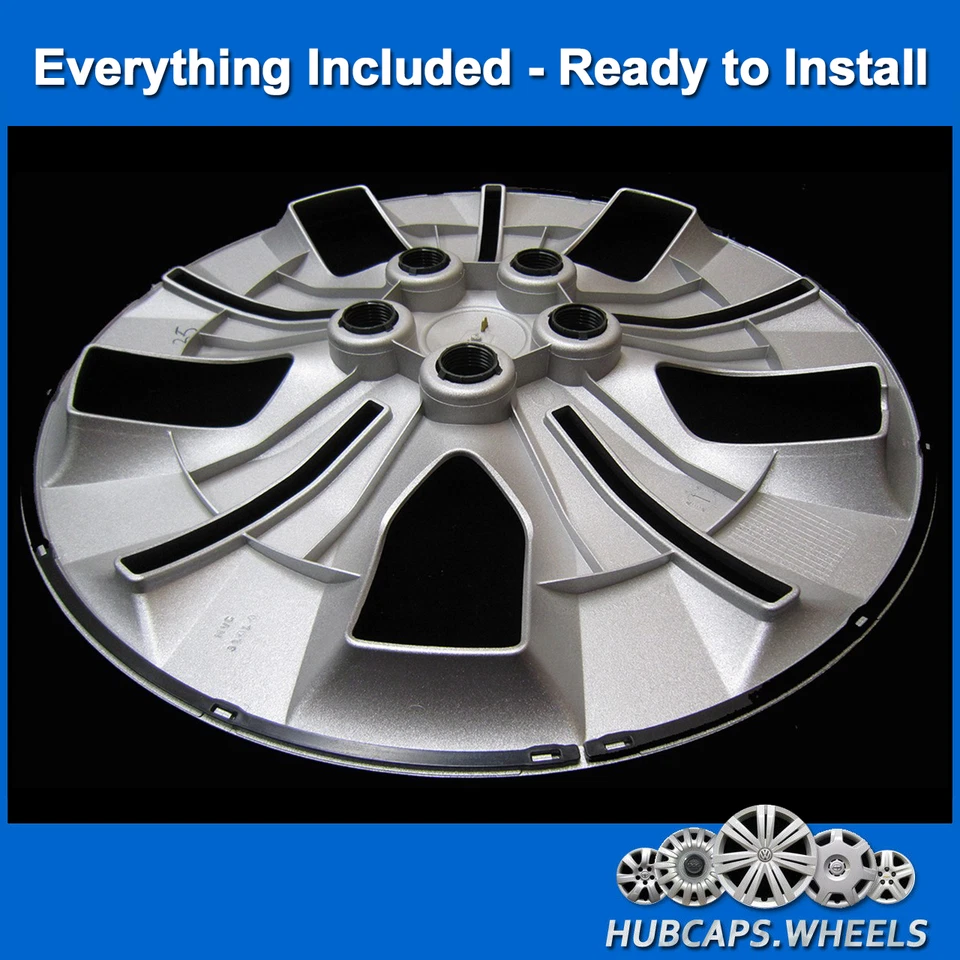 Hubcap Set for Chevrolet Cruze 2012-2016 Genuine GM OEM 16-inch Silver 3294 - Image 3 of 4