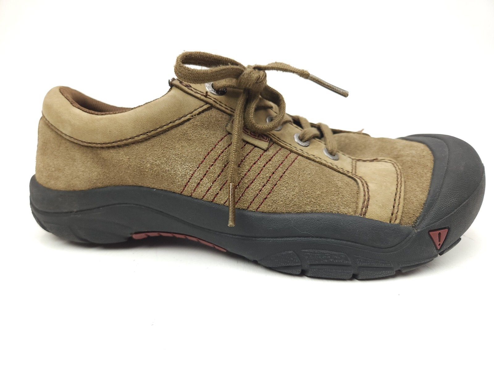 Scarpe stringate casual da trekking casual da passeggio Keen Austin da uomo marroni in pelle taglia 6
