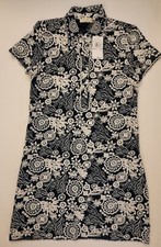 Michael Kors Women Mini Dress Sz 6 Embroidery Flower Dry Clean $295 MSRP 2253