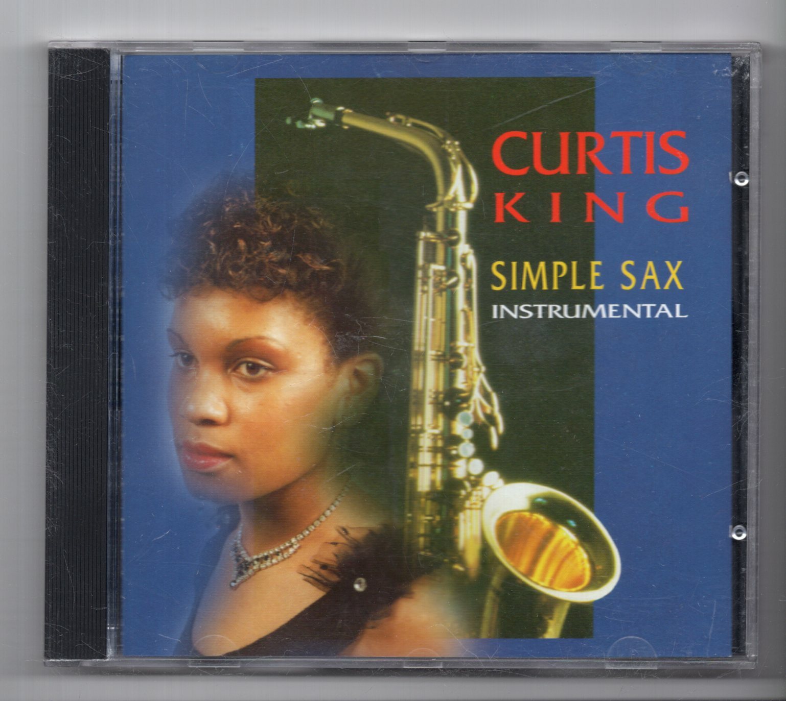 (JW646) Curtis King, Simple Sax, Instrumental - 1997 CD