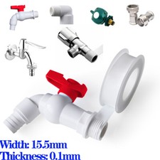 White Pipe Thread Seal Tape Plumber Seal Tape PTFE Good Toughness Wide Uses