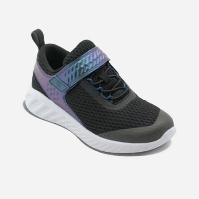 Kids' Jet Power Strap Sneakers - All in Motion -  Black & Teal, Size 13, NWT