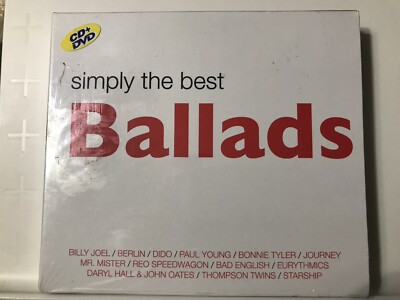 2cd+ DVD PROMO ONLY BALLADS Honesty BILLY JOEL When I See Your Smile BACK 4 GOOD