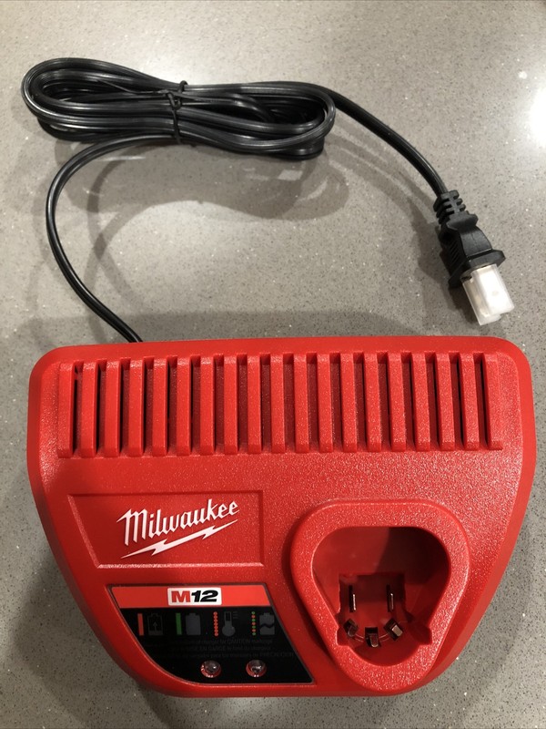 Milwaukee 48-59-2401 M12 12V Lithium Ion Battery Charger 12 Volt NEW