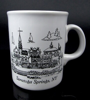 Saratoga Springs New York NY Tams England Coffee Tea Mug