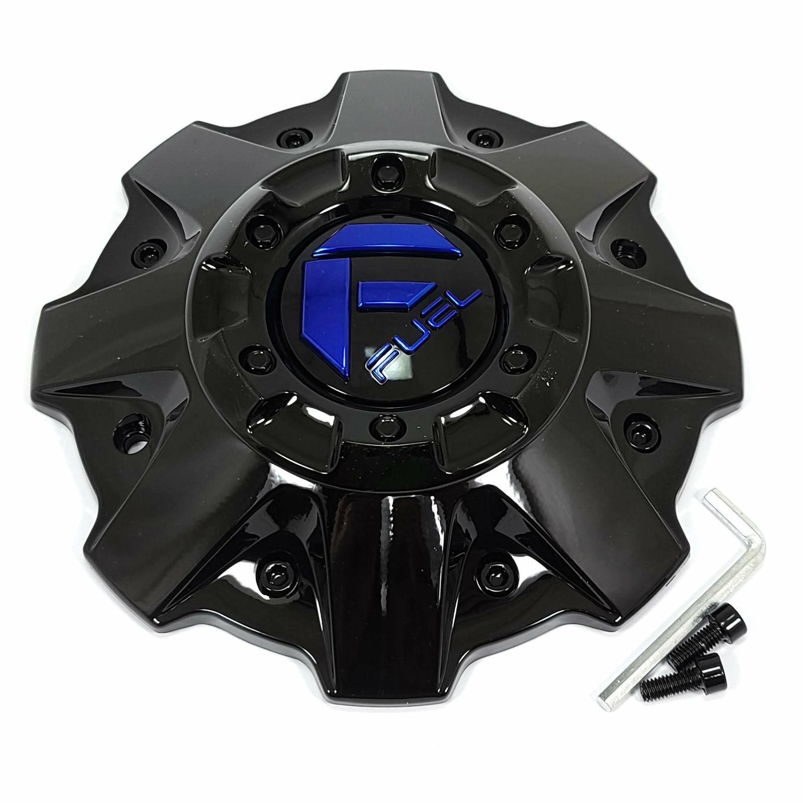 Fuel OffRoads Black Center Cap for 5/6/8L Hostage D531 Rocker D272