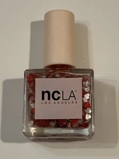 NCLA Xoxo Heart Glitter Nail Lacquer Polish Valentine