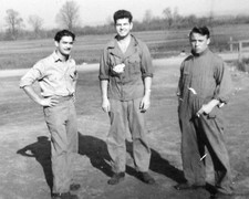 ORIGINAL VINTAGE PHOTO: Military Men Male Uniform 1940's 1940s 40s 40's WW2 WWII
