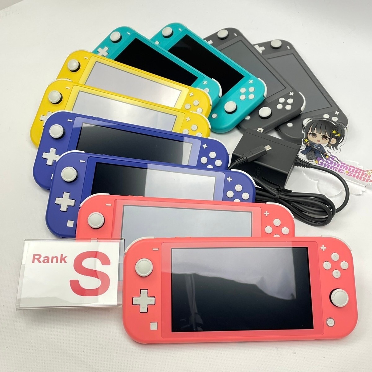 Nintendo Switch Lite S Rank Console & Charger Choice of Colors