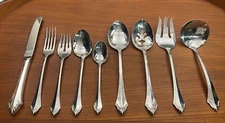 Oneida * KENWOOD Glossy & Golden Tip Stainless Flatware CHOICE - CHOOSE (23)