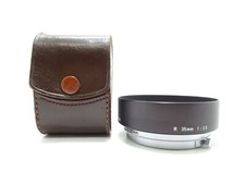 Canon Metal Hood for R 35mm F/2.5 with Case Good Condition.
