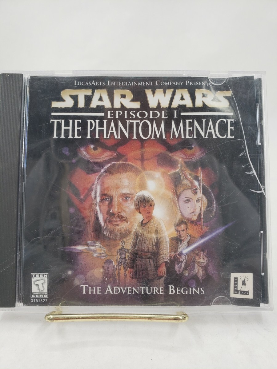 STAR WARS Episode I THE PHANTOM MENACE LucasArts PC Video Game 