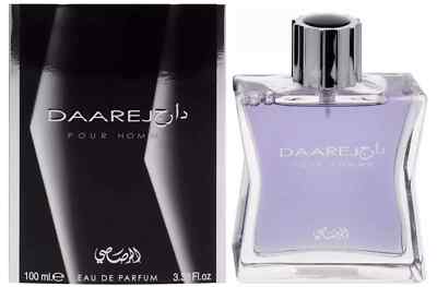 Daarej Pour Homme by Rasasi EDP 3.38 oz New In Box