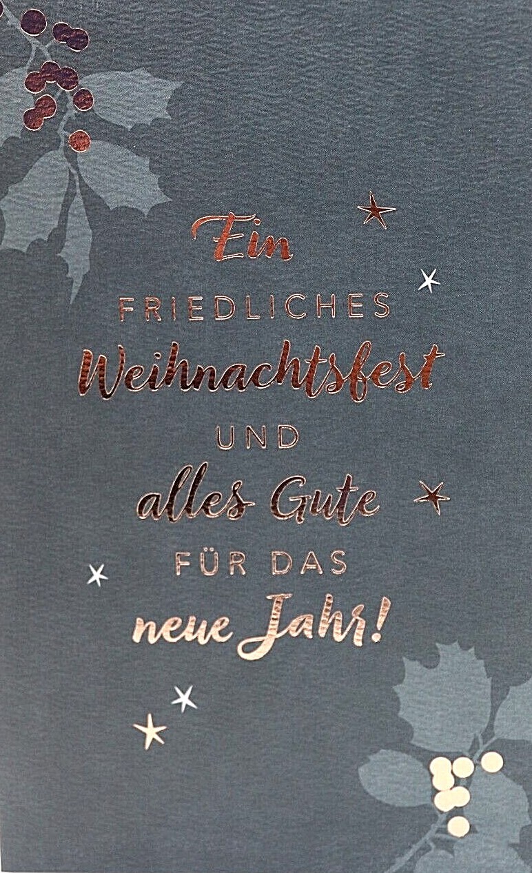 Hallmark Karte Ein friedliches Weihnachtsfest Weihnachtskarte Grußkarte