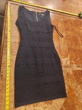 GUESS Mini Dress Sz 4 Bodycon Navy Blue #S70