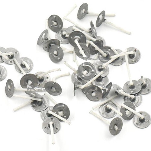 Candles Wicks Pretabbed Prewaxed Zinc Core Thread For Candle Making