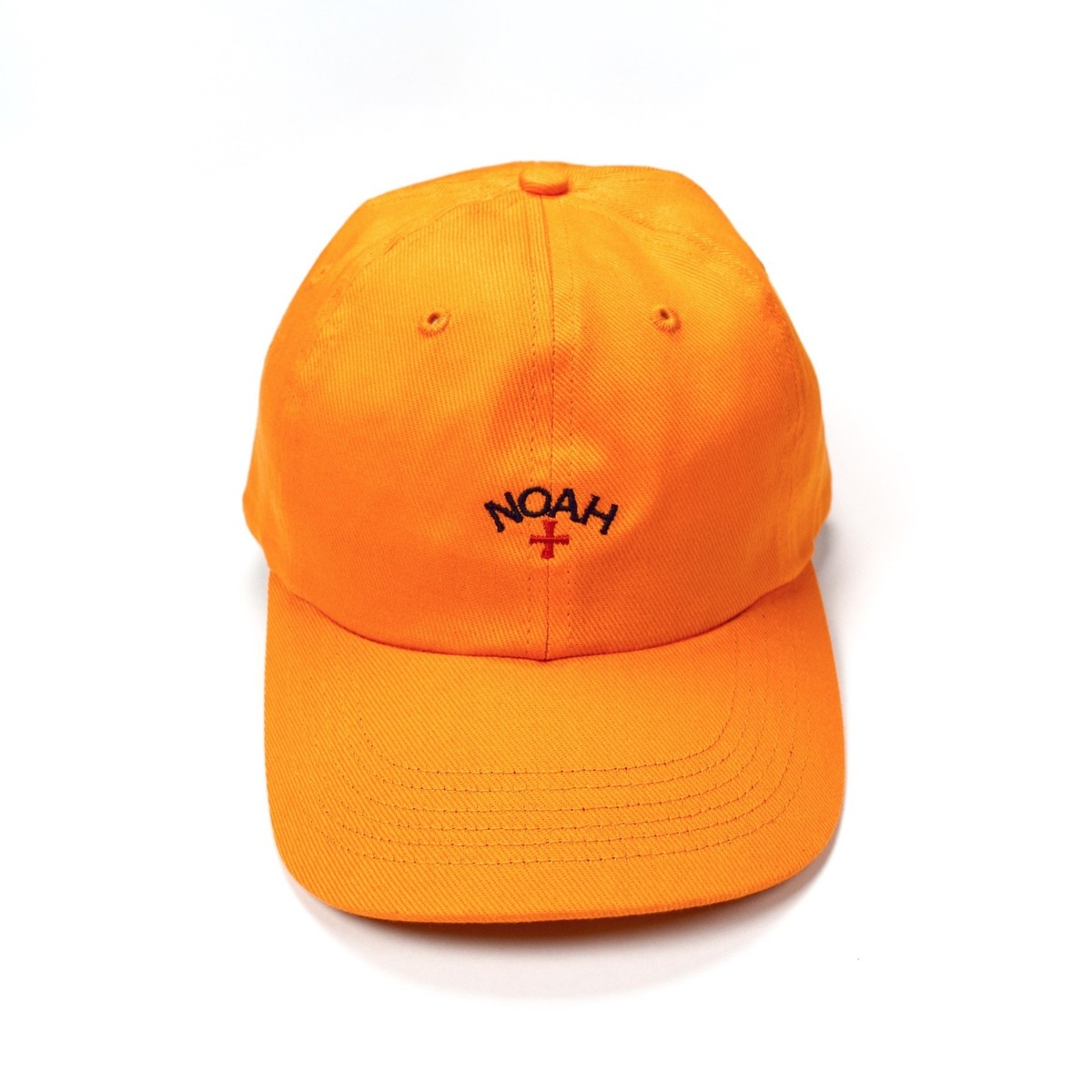 NEW Noah NY Men's Hunter Orange Core Logo Embroidered Dad Hat Cap
