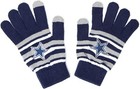 Dallas Cowboys Football NFL Adult Acrylic Stripe Knit Texting Stretch Fit Gloves