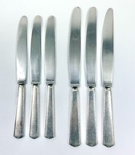Vintage James Ryals Silver-Plated Table Knives Set of 6 – 1962/1963 Engraved