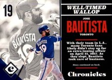 2017 Panini Chronicles #98 Jose Bautista Toronto Blue Jays