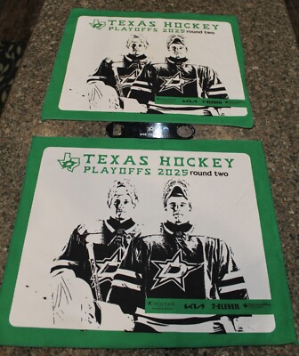 DALLAS STARS 2025 PLAYOFF HOCKEY FAN TOWEL & BOTTLE OPENER (3 SET) NHL OETTINGER
