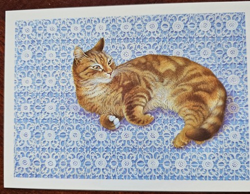 Vintage 1989 Set of 13 Cat Postcards Postcats Rare With Book Lesley Anne Ivory - Picture 15 of 21
