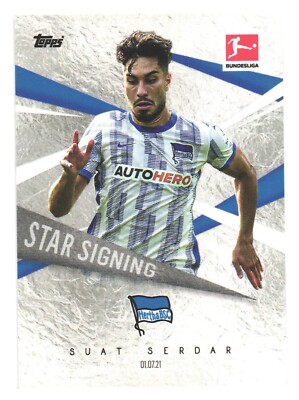 2021-22 Topps  Bundesliga Update Hertha BSC Suat Serdar