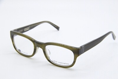 NEW JOHN VARVATOS V 337 AF OLIVE HORN AUTHENTIC FRAMES EYEGLASSES 50-20