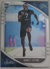 2020 Panini Absolute Rookie #187 Quintez Cephus Detroit Lions