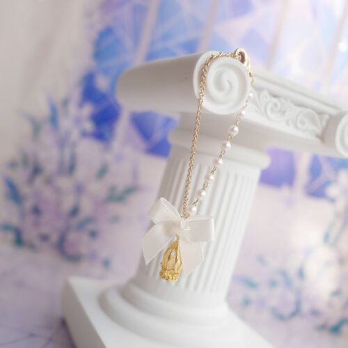 newBJD doll 1/6 ob24 moon necklace pearl bird cage hot air balloon sweater chain - Picture 15 of 15