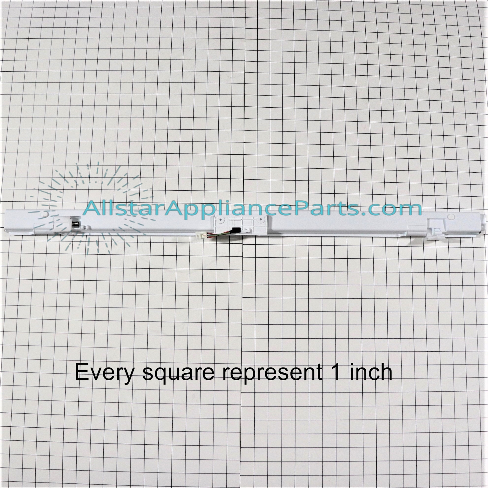 LG Refrigerator Door Mullion (White Finish) AGU72969102  