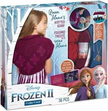 Make It Real – Disney Frozen 2 Queen Iduna's Knitted Shawl . DIY Arts and Crafts