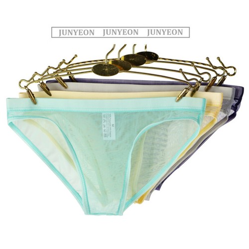 Slip uomo senza cuciture vita bassa perizoma intimo mutandine trasparenti bikini perizoma - Foto 12 di 52