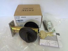 Emtek Assa Abloy 8450US19 Deadbolt Lock Set 2-3/4" Backset Flat Black
