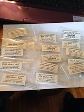 Group Lot Of  75 Various Resistors Digikey Electrical Parts Lot