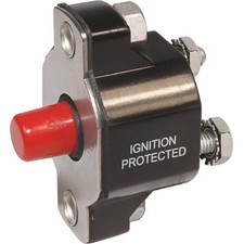 Medium Duty Push Button Reset Only Circuit Breaker - 50A
