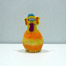 Melissa Doug Monster Bowling Plush Pin Yellow Orange Fuzzy Kids Toy Game AH17200