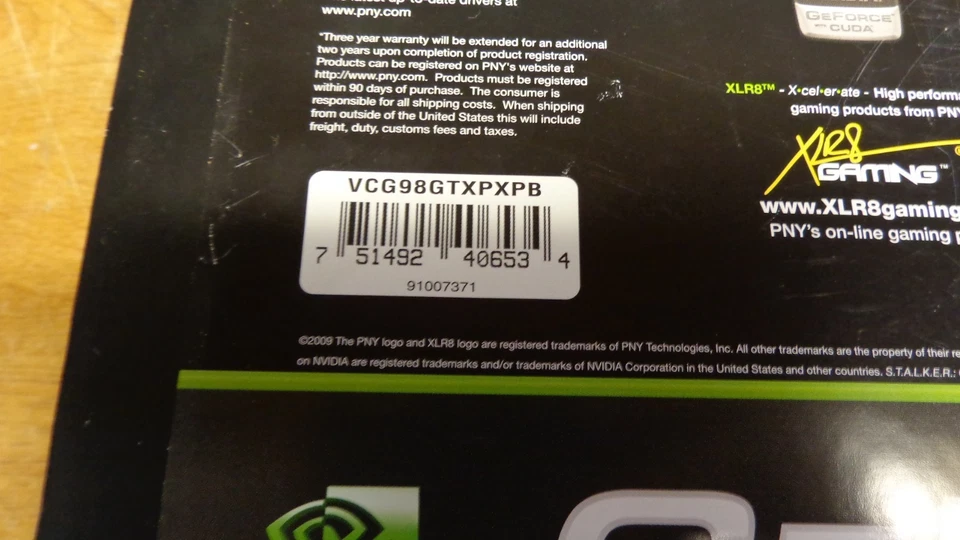 PNY NVIDIA GeForce 9800 GTX+ (VCG98GTXPXPB) 512MB GDDR3 SDRAM PCI Express x16 - Image 3 of 4