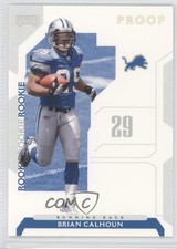 2006 Playoff NFL Playoffs Rookie Silver Proof 126/250 Brian Calhoun #98 0w8