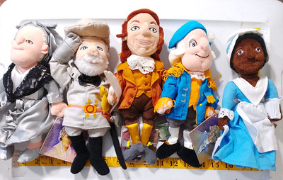 Creation Station Famous Be'an Collectable lot(5) US historical figures